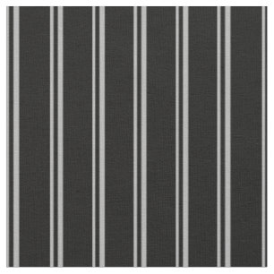 Dark Grey and Black Lined/Striped Pattern Fabric