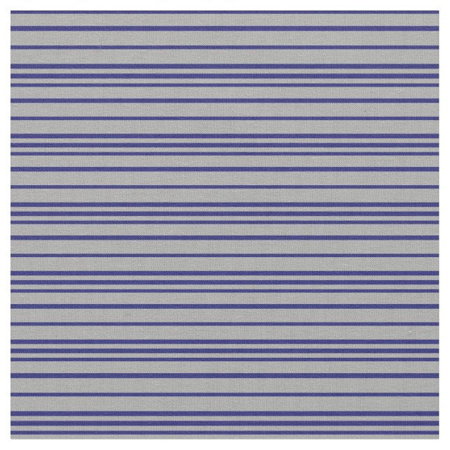 Dark Grey and Midnight Blue Coloured Pattern Fabric (Close Up)