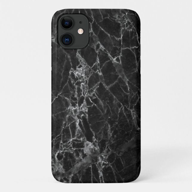 Dark Grey And Silver Grain Case-Mate iPhone Case (Back)