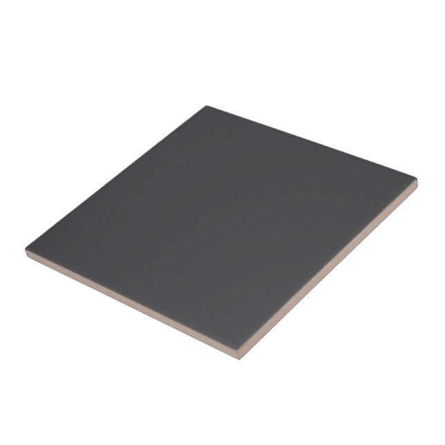 Dark Grey Ceramic Tile (Side)