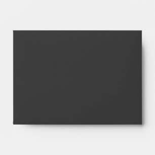 Dark Grey Daisy Customisable Wedding Envelopes