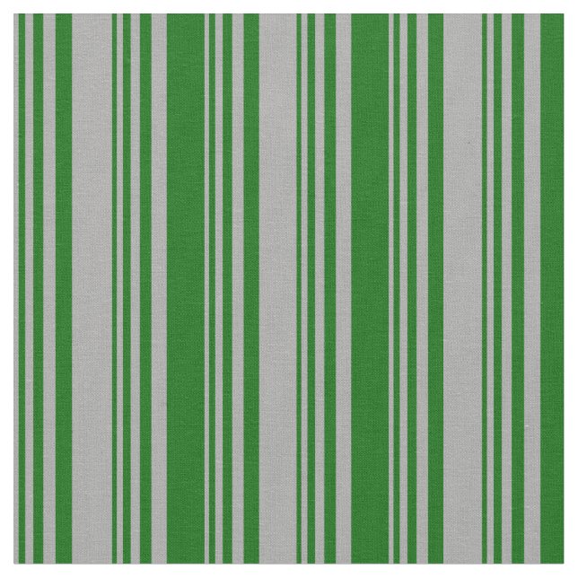 Dark Grey & Dark Green Coloured Pattern Fabric (Close Up)