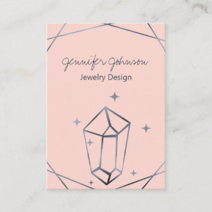 Dark Grey Foil Business Card