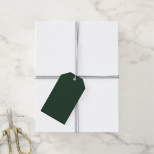 Dark Grey Green Gift Tags