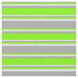 Dark Grey, Green & Lavender Coloured Lines Fabric