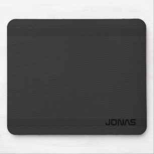Dark Grey Leather Look Mouse Pad