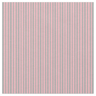 Dark Grey & Light Pink Lined/Striped Pattern Fabric