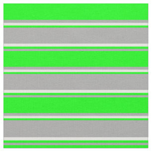 Dark Grey, Lime, and Mint Cream Coloured Pattern Fabric