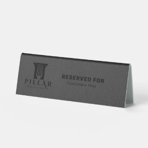 Dark Grey Linen Custom Logo