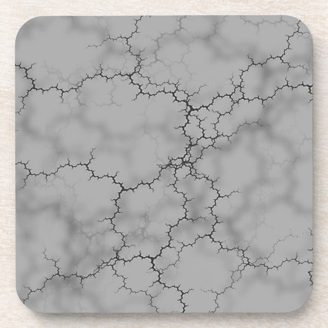 Dark Grey Marble Coaster (Front)