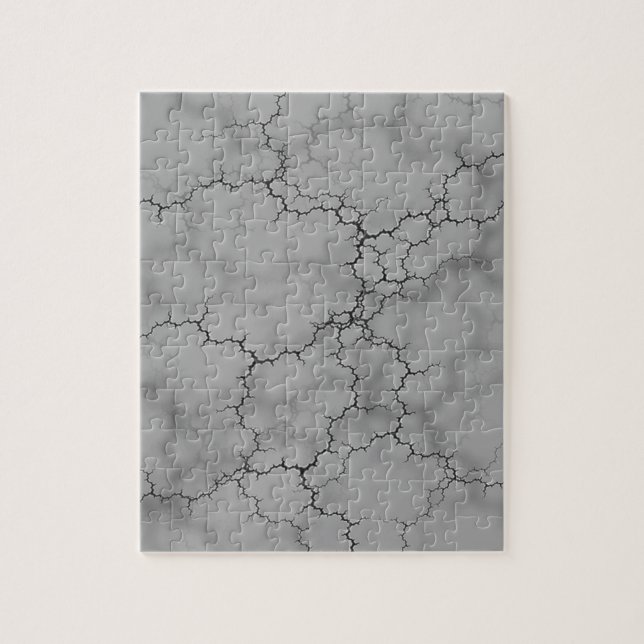 Dark Grey Marble Pattern Jigsaw Puzzle (Vertical)