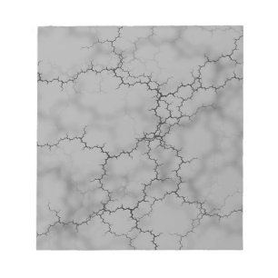 Dark Grey Marble Pattern Notepad
