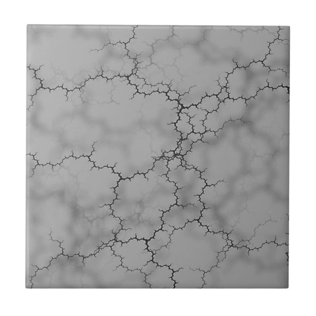 Dark Grey Marble Pattern Tile (Front)