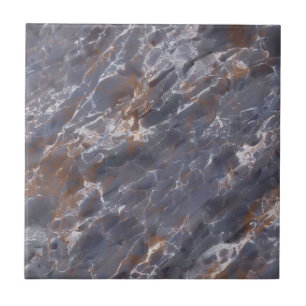 Dark Grey Marble Stones Ceramic Tile