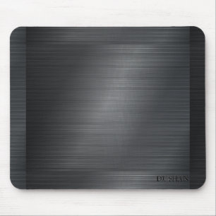 Dark Grey Metal Look background Mouse Pad