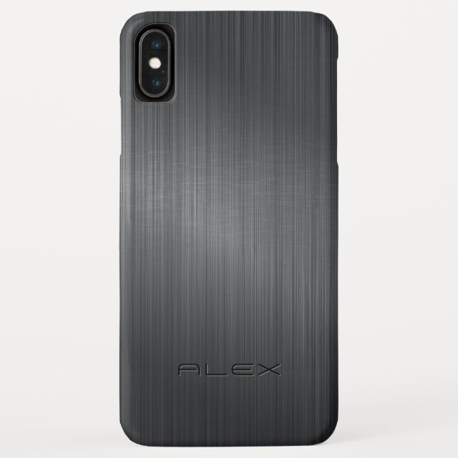 Dark-grey metallic background Case-Mate iPhone case (Back)