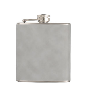 Dark Grey Parchment Texture Background Hip Flask
