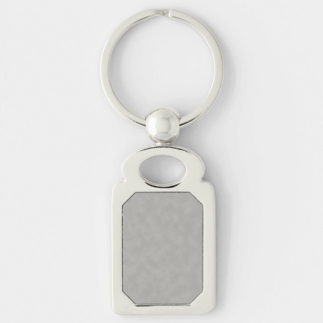 Dark Grey Parchment Texture Background Key Ring (Front)