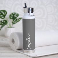 Dark Grey Personalised Wedding Bridesmaid