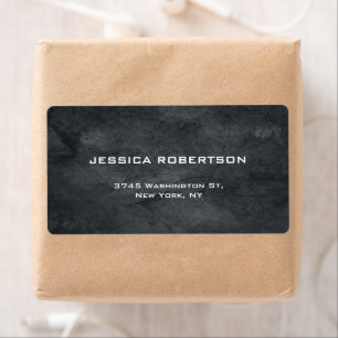 Dark Grey Plain Elegant Modern Trendy