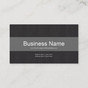 Dark & Grey Professional Business Card