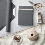 Dark Grey Solid Colour Wrapping Paper<br><div class="desc">Solid colour wrapping paper in a huge variety of colours for all your wedding and shower gifts.
The colours for 2025 are dark and bold and this is what you will find in my latest designs with colour names from various design companies.</div>
