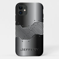 Dark Grey Tones Shiny Metallic Look