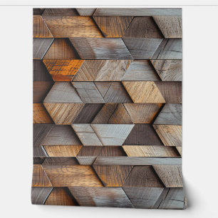 Dark Grey Wood Texture Wallpaper