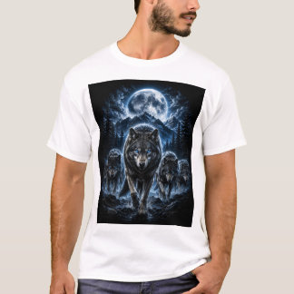 Dark Grim Reaper Moon Fantasy T-Shirt
