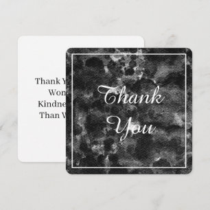 Dark Grunge Abstract Black Marble design Invitation