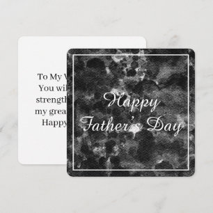 Dark Grunge Abstract Black Marble design Invitation