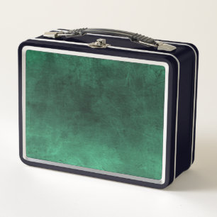 Dark Grunge - Green Metal Lunch Box