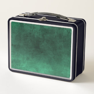 Dark Grunge - Green Metal Lunch Box