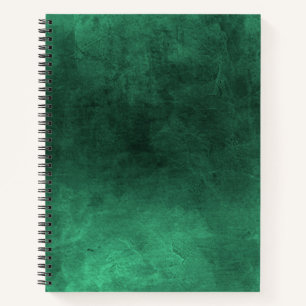 Dark Grunge - Green Notebook