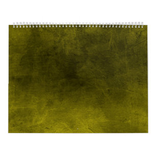 Dark Grunge - Yellow Calendar