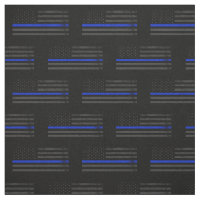 Dark Grungy Police Style American Flag