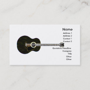 Dark Guitar Business Card