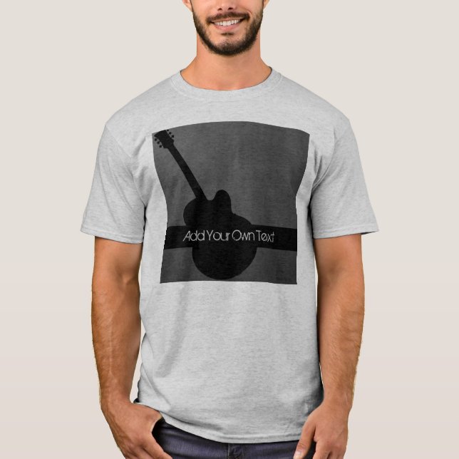 Dark Guitar Custom Tee (Front)