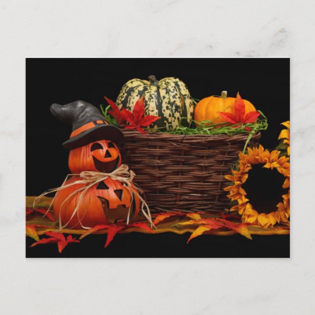 Dark Halloween Design Postcard (Front)
