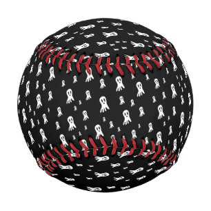 Dark Halloween Ghosts Baseball