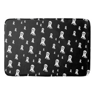 Dark Halloween Ghosts  Bath Mat