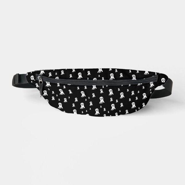 Dark Halloween Ghosts  Bum Bags (Front)