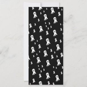 Dark Halloween Ghosts Card