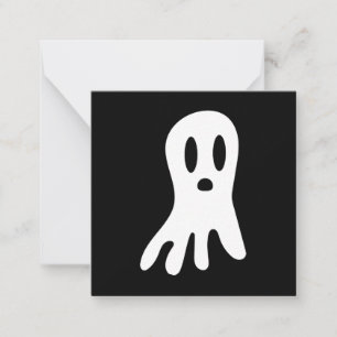 Dark Halloween Ghosts Card