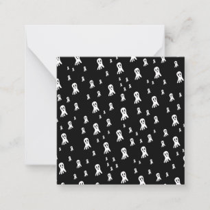 Dark Halloween Ghosts Card