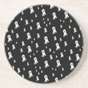 Dark Halloween Ghosts Coaster