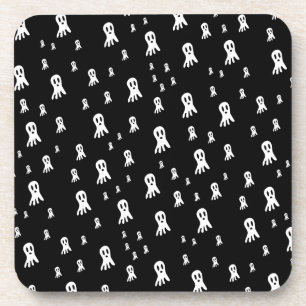 Dark Halloween Ghosts Coaster