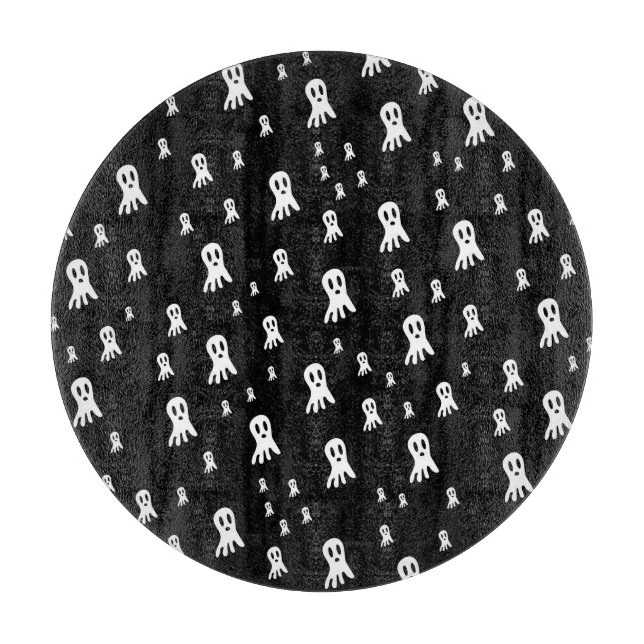 Dark Halloween Ghosts  Cutting Board (Front)