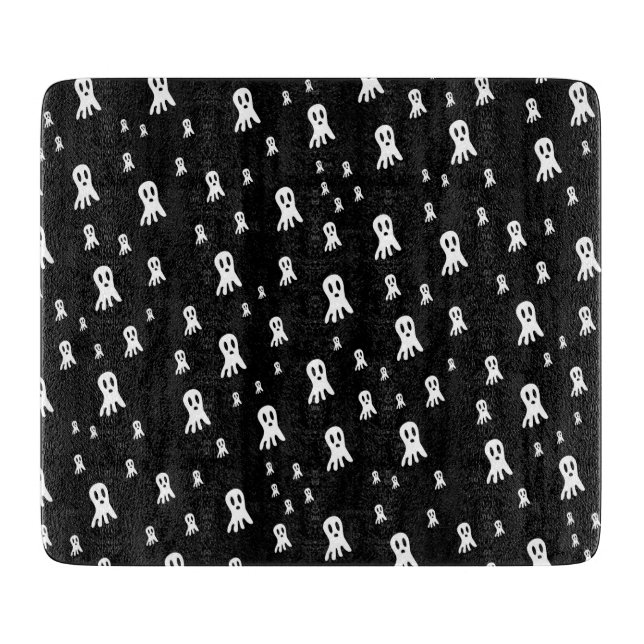 Dark Halloween Ghosts  Cutting Board (Front)