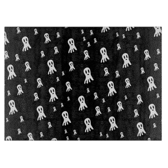 Dark Halloween Ghosts  Cutting Board (Front)